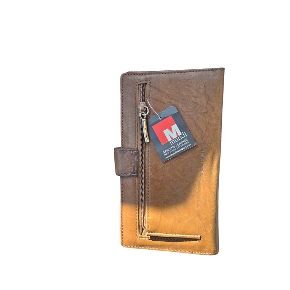 Mundi Geninue Leather Checkbook Cover - Picture 4 of 5
